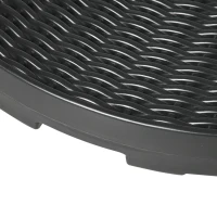 Outsunny Patio Umbrella Base Weights, HDPE, Fillable up to 150 Lbs, 4-Piece, All-Weather, Black (Round), for Offset Umbrella(m-11)