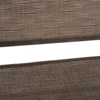 Outsunny 4-Piece Patio Dining Set with Folding Chairs, Table & Umbrella, Outdoor Furniture, Brown(m-8)