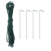 Outsunny 13' x 6' x 6' Outdoor Walk-in Tunnel Greenhouse Portable Plant Gardening Warm House with PE Cover Green(m-10)