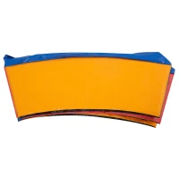 HOMCOM 12ft Trampoline Spring Cover, Plastic Trampoline Replacement Pad Gym Bounce Jump Cover EPE Foam Safety Guard Padding Outdoor, Colorful(m-9)