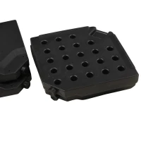 Outsunny 4-Piece Umbrella Base Stand - Heavy-Duty Cantilever Offset Patio Weights for Stability(m-10)