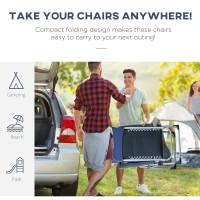 Outsunny Reclining Zero Gravity Chair with Adjustable Backrest, Folding Garden Sun Lounger with Removable Cushion and Headrest, Dark Blue(m-7)
