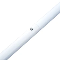 Outsunny Adjustable Sun Sail Shade Canopy Pole/Pipe Installation Kit (SUN SAIL NOT INCLUDED), White(m-9)