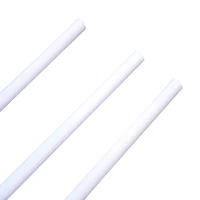 Outsunny Adjustable Sun Sail Shade Canopy Pole/Pipe Installation Kit (SUN SAIL NOT INCLUDED), White(m-8)