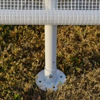 Outsunny 20' x 10' x 8' Heavy-duty Greenhouse, Walk-in Hot House with Windows and Roll Up Door, PE Cover, Steel Frame, White(m-9)