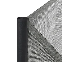 Soozier Trampoline Safety Net for 14ft Round Trampoline with 8 Straight Poles Poles Not Included, Weather Resistant Trampoline Net Replacement Enclosure with Yellow Zippered Entrance, Yellow(m-8)