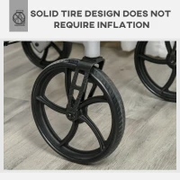 HOMCOM Aluminum Upright Walker with 10'' Wheels, Seat and Backrest, Folding Rollator Walker with Storage Bag, Silver(m-9)