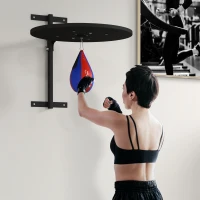 Soozier Wall Mounted Speed Bag Platform, Height Adjustable Punching Bag Training Kit(m-1)
