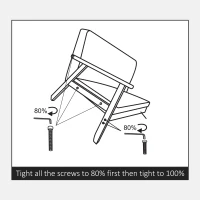 HOMCOM Compact Loveseat Sofa Couch Linen Fabric Double Seat Sofa with Rubber Wood Legs Blue(m-9)