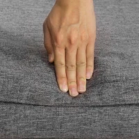 PawHut Medium to Large Dog Couch Bed, Pet Sofa with Removable Seat Cushion and Elevated Base, Dark Gray(m-9)