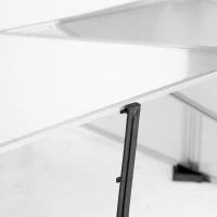 Outsunny Aluminium Cold Frame Greenhouse Kit Raised Plants Bed Protection with Independent Opening Tops for Flower, Vegetable, Plants, 47" x 39" x 16", Silver(m-7)