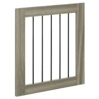 PawHut Modern Dog Crate End Table, Dual Room with Removable Panel, Stylish Pet Furniture(m-11)