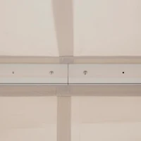 Outsunny 8'x7' Retractable Awning - UV & Sun Protection Patio Sun Shade, Manual Outdoor Canopy, Beige(m-8)