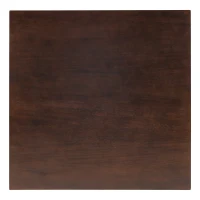 Vinsetto 5 Piece Dining Table Set, Industrial Wooden Kitchen Table and 4 Chairs, Compact Design, Upholstered Seats, 35"x35"x30", Espresso(m-12)