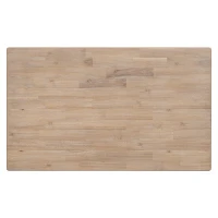 6-Piece Dining Set, Includes Dining Table, 4 Upholstered Chairs & Bench, Rubber Wood Legs, MDF Tabletop, 60''L x 36''W x 30''H, Natural Wood Wash(m-13)