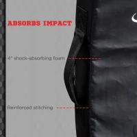 Soozier Boxing Pad, Kick Shield, Curved Muay Thai Kicking Pad, Great for MMA, Taekwondo, Krav Maga, Martial Arts, Karate(m-5)