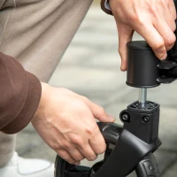 PawHut Dog Stroller for Medium and Large Dogs, 4 Wheels Folding Pet Cat Stroller With Universal Wheels, Storage Basket, safety leash, Blue(m-9)