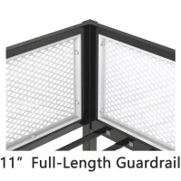 Twin Over Full Bunk Metal Bed Frame with Mesh Guard Rail, Adjustable Ladder, and Noise-Reducing EVA Pad, for Kids Bedrooms, Black(m-8)