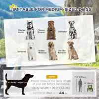 Aosom Dog Bike Trailer with Suspension System, Hitch, Pet Bicycle Trailer for Medium Dogs with 20" Wheels, Storage Pockets, Safey Leash, Reflectors, Flag, Green(m-4)