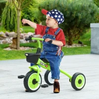 Qaba Tricycle for Kids Age 2-5, Toddler Bike for Children, Green(m-2)