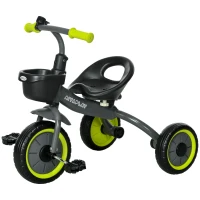 Qaba Tricycle for Kids Age 2-5, Toddler Bike for Children, Yellow(m-1)