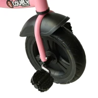 Qaba 3-Wheel Recreation Ride-On Toddler Bike with Bell for Children Indoor / Outdoor, Pink(m-8)