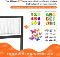 Twin Over Twin Bunk Metal Bed Frame with Mesh Guard Rail, Exchangeable Ladder, for Kids Bedrooms, Easy Assembly, 76.69″ L x 40.94″ W x 54.09″ H, Black(m-4)