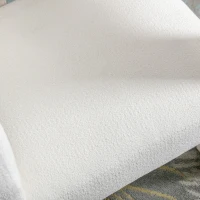 Contemporary Fabric Upholstered Accent Chair with Solid Wood Frame, Comfortable Seating, and 330 lbs Weight Capacity, 24.8" x 20.9" x 30.1", Beige(m-8)