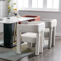 Contemporary Fabric Upholstered Accent Chair with Solid Wood Frame, Linen Upholstery, and 330 lbs Weight Capacity, 24.8" x 20.9" x 30.1", Gray(m-5)