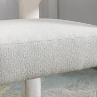 Contemporary Fabric Upholstered Accent Chair with Solid Wood Frame, Comfortable Seating, and 330 lbs Weight Capacity, 24.8" x 20.9" x 30.1", Beige(m-9)