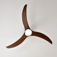 52" Ceiling Fan with Light and Remote Control, Noiseless Reversible Motor, 6 Speeds, 3 Color Settings, for Indoor/Outdoor Use, Nickel(m-11)