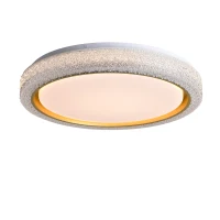 LED Flush Mount Ceiling Light Fixture with 5 CCT Colors, 19.69in 36W 3600LM, Dimmable Modern Light for Bedroom Bathroom Hallway, White(m-2)