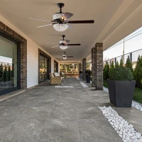 52" Dual Crystal Shade Ceiling Fan with 5 Wood Blades, 6-light, Remote Control, Reversible Airflow, Multi-Speed, Adjustable Height, Matt Black(m-9)