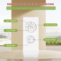 20" Low Profile Enclosed Bladeless Ceiling Fan with Lights, Reversible Motor, Remote Control, and Adjustable Downrod for Bedroom, Antique brown(m-8)