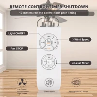 52" Farmhouse Ceiling Fan with 4 Lights and 5 Wood Blades, AC Motor, Remote Control, Reversible Airflow, 3-Speed, Adjustable Height, Traditional Design, Matte Black(m-7)