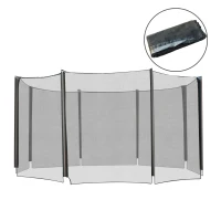 Aosom 14' Round Trampoline Enclosure Safety Net Fence Replacement Trampolining Bounce Part No Poles Included(m-11)