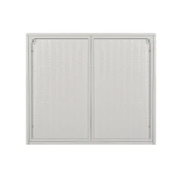27.56" Modern Wall Cabinet with Glass Doors, Three-Tier Storage, and Woven Pattern for Entryway, Living Room, Bathroom, Dining Room, White(m-12)