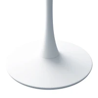 31.5" Modern Hexagonal Coffee Table with MDF Top and Metal Base, Sturdy and Durable, Easy Assembly, 220 lbs Load Capacity, White(m-6)