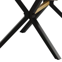 Retro Rectangular Stretch Dining Table, Retractable Top, MDF and Metal Construction, 78.74″ L x 35.43″ W x 29.52″ H, Grey(m-9)