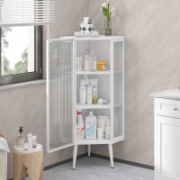 22.25'' Floor Corner Cabinet, White