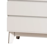 8-Drawer Storage Cabinet with Decorative Finish, Easy Assembly, Durable MDF Construction, Ample Storage Space, 47.24"x15.35"x37.8", White(m-9)