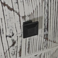 59.84" 4-Door Vintage Sideboard, Freestanding Storage Cabinet with Adjustable Shelves and Metal Handles for Living Room, Office, Bedroom, Black(m-9)