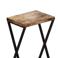 Modern Design Kitchen Dining Table Set with X-Shaped Legs, 3 Stools, Easy Assembly, 58.27"x16.34"x37.6", Natural(m-9)