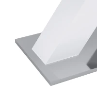 Modern Square Dining Table, Stretchable MDF Table Top with X-Shape Metal Base, 62.99"L x 31.5"W x 30.12"H, 220 lbs Capacity, White(m-9)