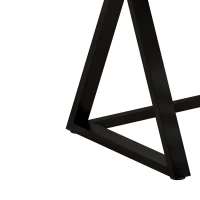 Modern Design Kitchen Dining Table Set with X-Shaped Legs, 3 Stools, Easy Assembly, 58.27"x16.34"x37.6", Natural(m-7)