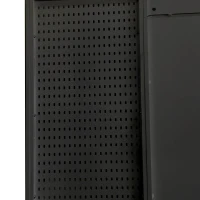 Hall Tree with Shoe Bench, Coat Rack, Storage Shelves, Pegboard, and Shoe Storage, 57.48"L x 14.96"W x 77.17"H, Black(m-9)