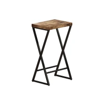 Modern Design Kitchen Dining Table Set with X-Shaped Legs, 3 Stools, Easy Assembly, 58.27"x16.34"x37.6", Natural(m-8)