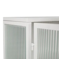 23.62" Modern Wall Cabinet with Glass Doors, Two-Tier Enclosed Storage, Open Shelf, and Towel Rack for Bathroom, Dining Room, 23.62"L x 9.06"W x 30.71"H, White(m-8)
