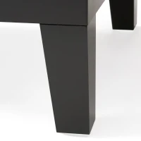 Ottoman with Drawer, Plush Comfort, Versatile Design, Durable Build, Compact and Portable, 40.5" x 29.5" x 17.75", Dark Coffee(m-7)