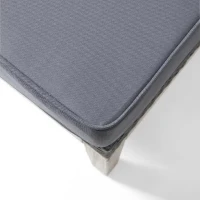 Loft Outdoor Acacia Wood and Wicker 5 Seater Sectional Sofa Set with Water-Resistant Cushions, Built-In Side Tables, and Durable Polyethylene Rattan, 64"x30"x27", Gray(m-8)